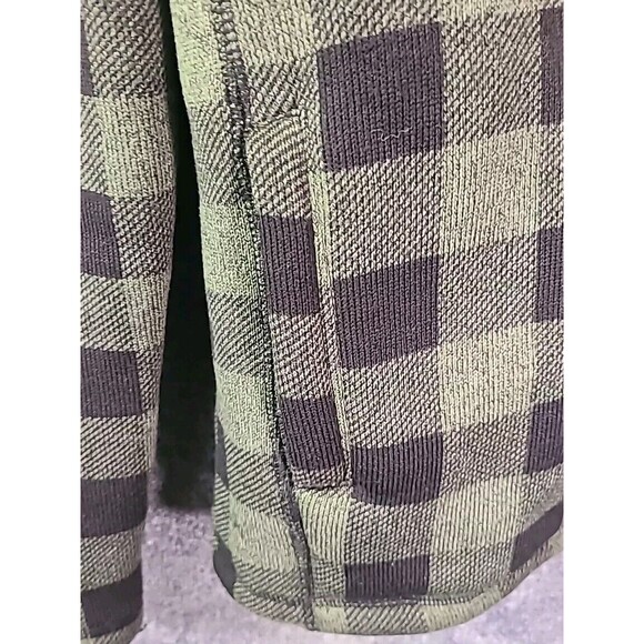 Urban Pipeline Flannel Jacket W/Faux Fur Lining Size Small Men’s Green Plaid Zip - Picture 6 of 8